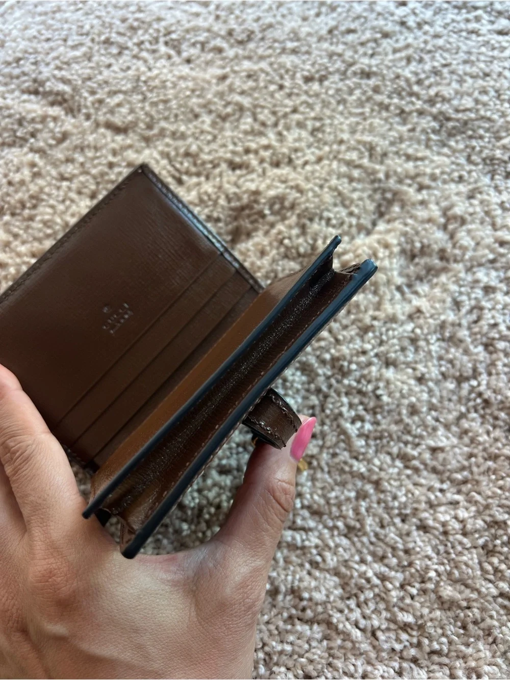 GUCCI Jackie 1961 GG Supreme Wallet - Unused/Open Box - Picture 6 of 8